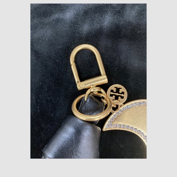 Tory Burch authentic luxury timeless  RARE iconic leather bow key fob - Picture 3 of 5